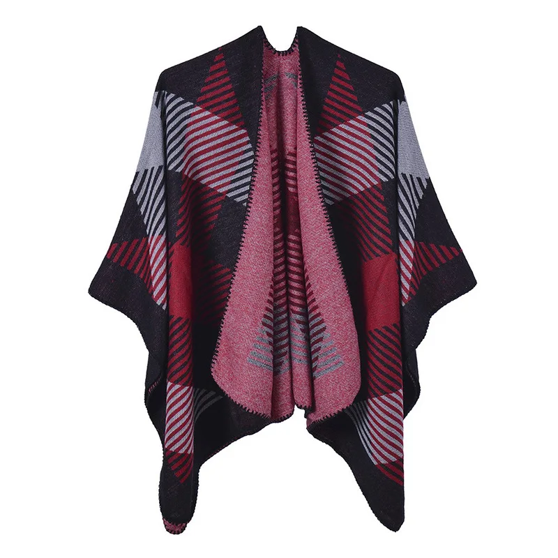 Spring Autumn New Style Women Shawl Imitation Cashmere Fashionable Warm Wear Travel Cape Poncho Lady Capes Pink Cloaks
Spring Autumn New Style Women Shawl Imitation Cashmere Fashionable Warm Wear Travel Cape Poncho Lady Capes Pink Cloaks