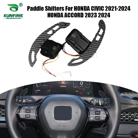 Car Steering Wheel Paddle Shifters For HONDA CIVIC 2021-2024 HONDA ACCORD 2023 2024