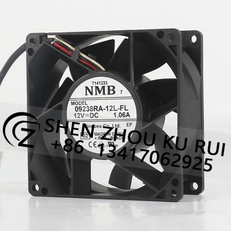 Original NMB 90X90X38MM 09238RA-12L-FL 12V 1.06A 9038 9CM High Airflow 3-wire Cooling Fan
Original NMB 90X90X38MM 09238RA-12L-FL 12V 1.06A 9038 9CM High Airflow 3-wire Cooling Fan