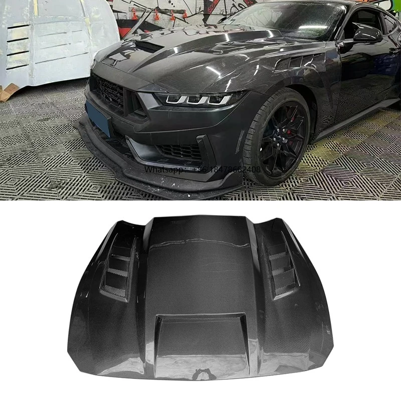 TF Style Carbon Fiber Hood for Mustang Upgrade Modification Front Engine Bonnet Cover Auto Parts Performance Kit
TF Style Carbon Fiber Hood for Mustang Upgrade Modification Front Engine Bonnet Cover Auto Parts Performance Kit