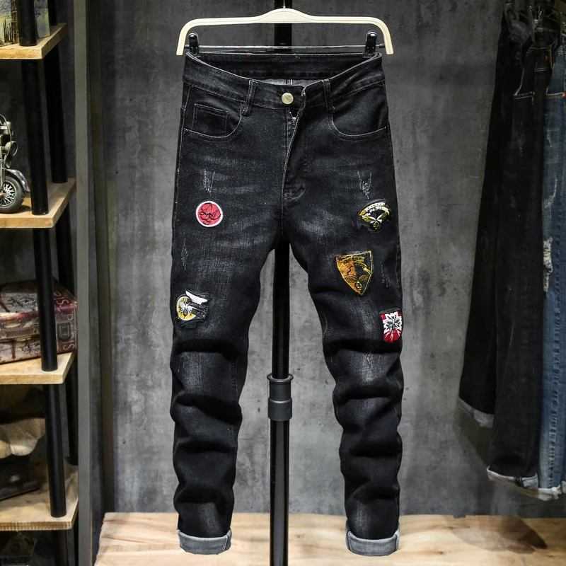 Spring Summer New Men's Jeans European Goods 2022 Stylish Slim High Stretch Men's Skinny Jeans High Qaulity Drop Ship
Spring Summer New Men's Jeans European Goods 2022 Stylish Slim High Stretch Men's Skinny Jeans High Qaulity Drop Ship