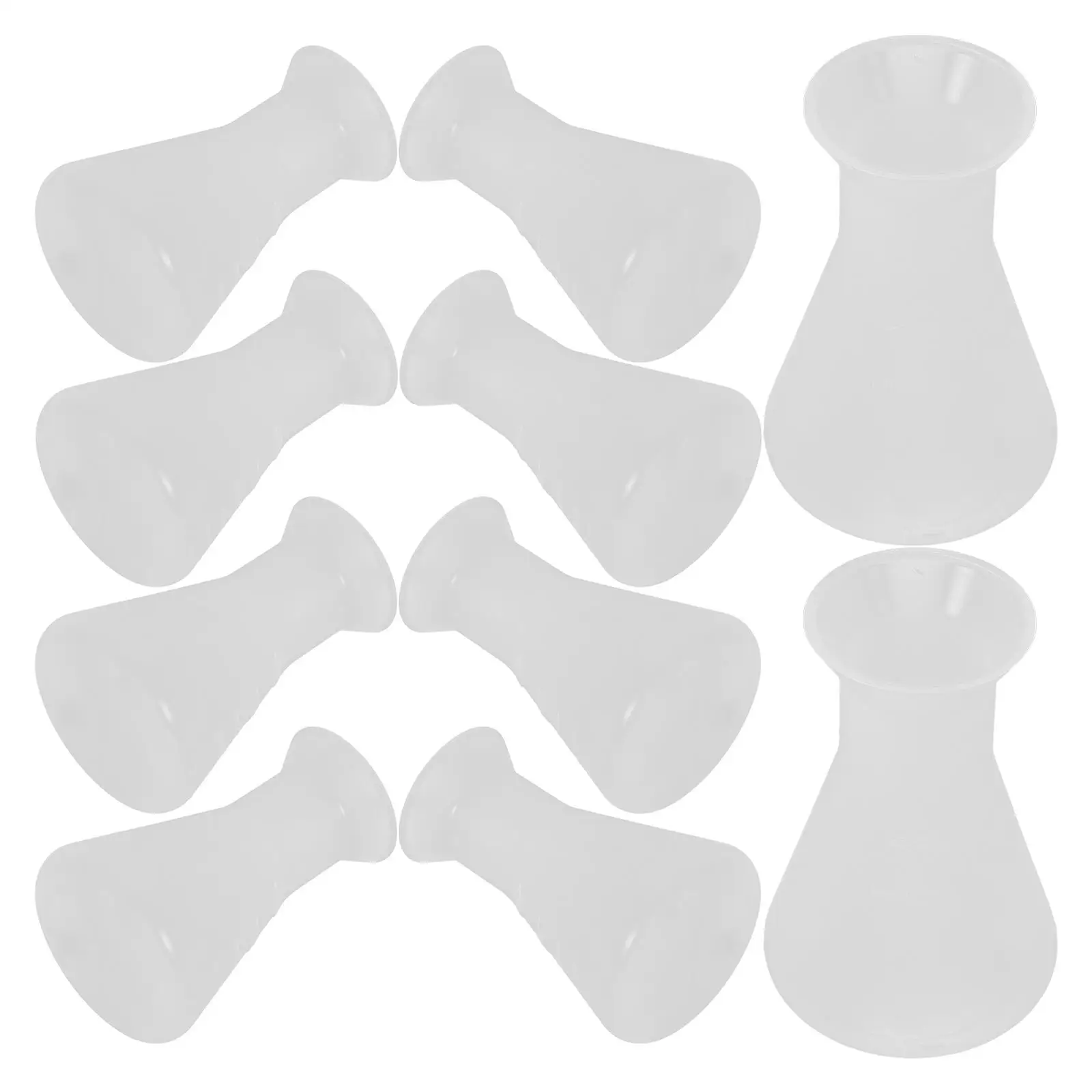 10Pcs Plastic Conical Flask Professional Erlenmeyer Experiment Beaker Wide Mouth Easy Clean Refill Teaching Lab Supplies
10Pcs Plastic Conical Flask Professional Erlenmeyer Experiment Beaker Wide Mouth Easy Clean Refill Teaching Lab Supplies