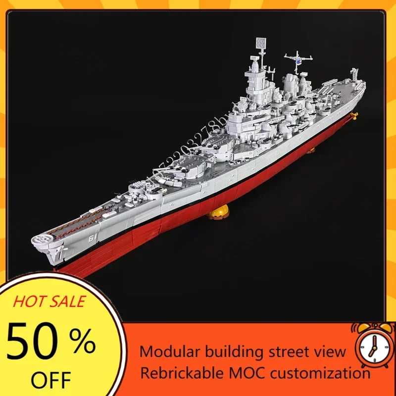 8042CS MOC USS Iowa BB-61 & USS Missouri BB-63 Battleships Custom Puzzles Warship Model Set DIY Kid Puzzle Toy Xmas Gift
8042CS MOC USS Iowa BB-61 & USS Missouri BB-63 Battleships Custom Puzzles Warship Model Set DIY Kid Puzzle Toy Xmas Gift