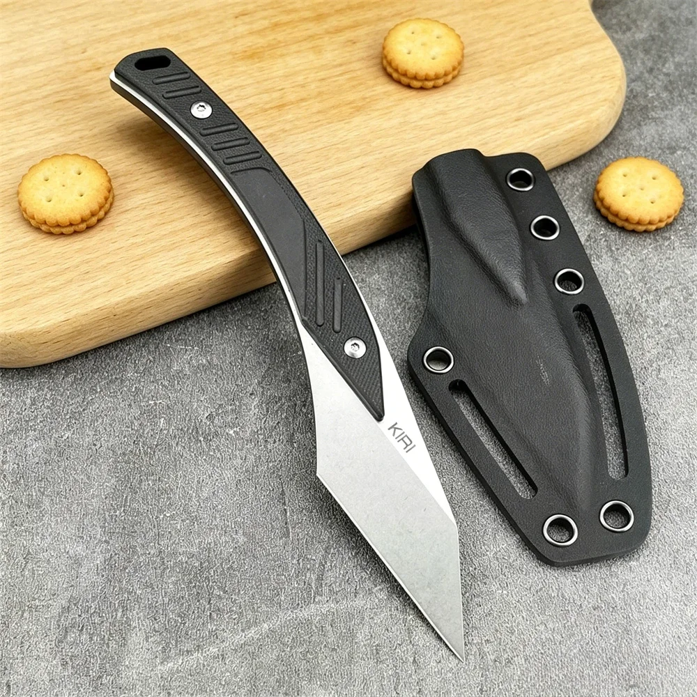 KiRi Portable EDC Tool 8Cr13Mov Fixed Blade Knife with G10 Handle Camping Survival Knife Equipped with Sheath Ideal Gift for Men
KiRi Portable EDC Tool 8Cr13Mov Fixed Blade Knife with G10 Handle Camping Survival Knife Equipped with Sheath Ideal Gift for Men