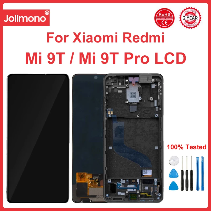 Amoled For Mi 9T / Mi 9T Pro Screen Replacement, for Xiaomi Redmi K20 / K20 Pro Lcd Display Digital Touch Screen with Frame
Amoled For Mi 9T / Mi 9T Pro Screen Replacement, for Xiaomi Redmi K20 / K20 Pro Lcd Display Digital Touch Screen with Frame