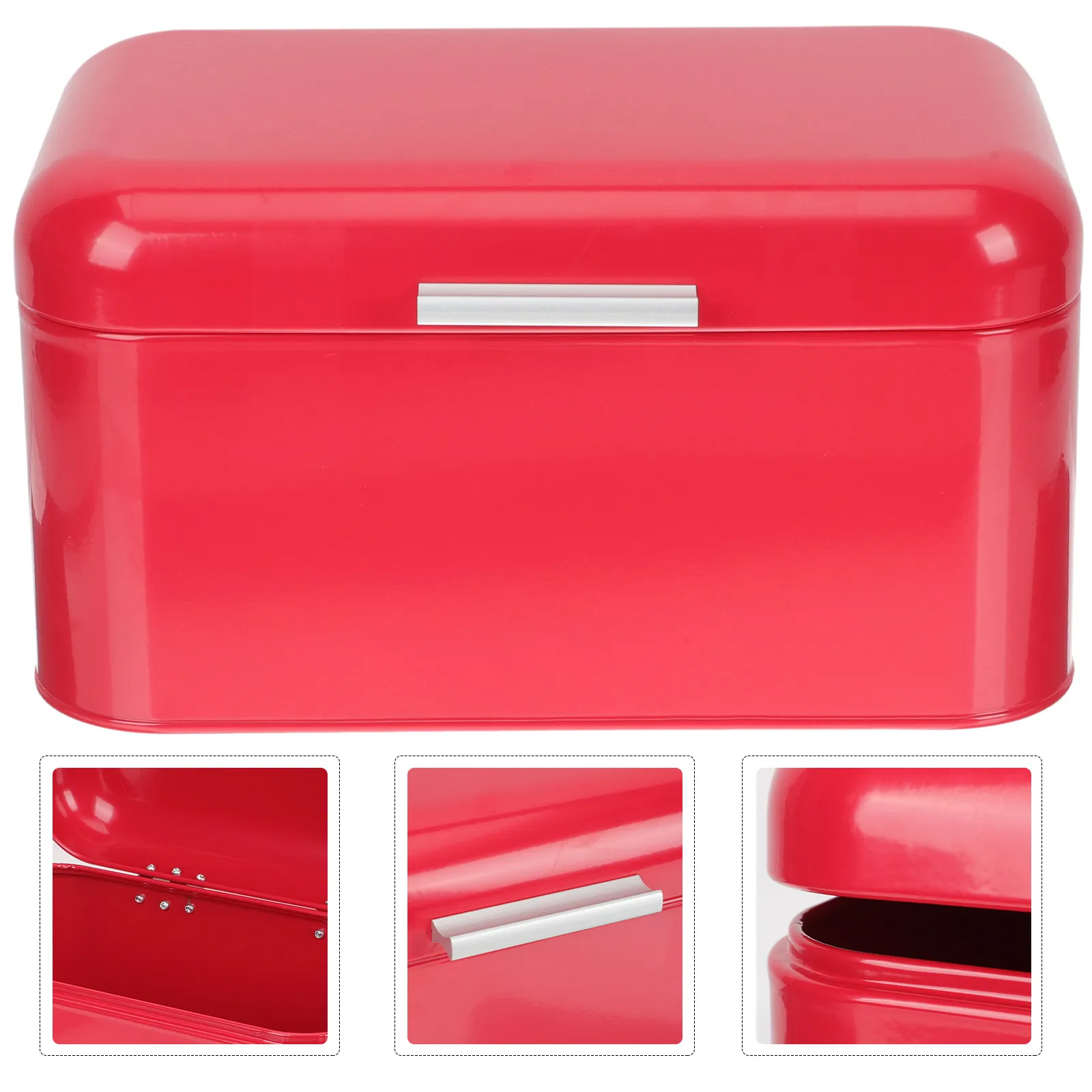 Iron Bread Storage Box Strong Rust Resistant Flat Base Airtight Design for Kitchen Countertop Bakery Home Use Metal Bread Box
Iron Bread Storage Box Strong Rust Resistant Flat Base Airtight Design for Kitchen Countertop Bakery Home Use Metal Bread Box