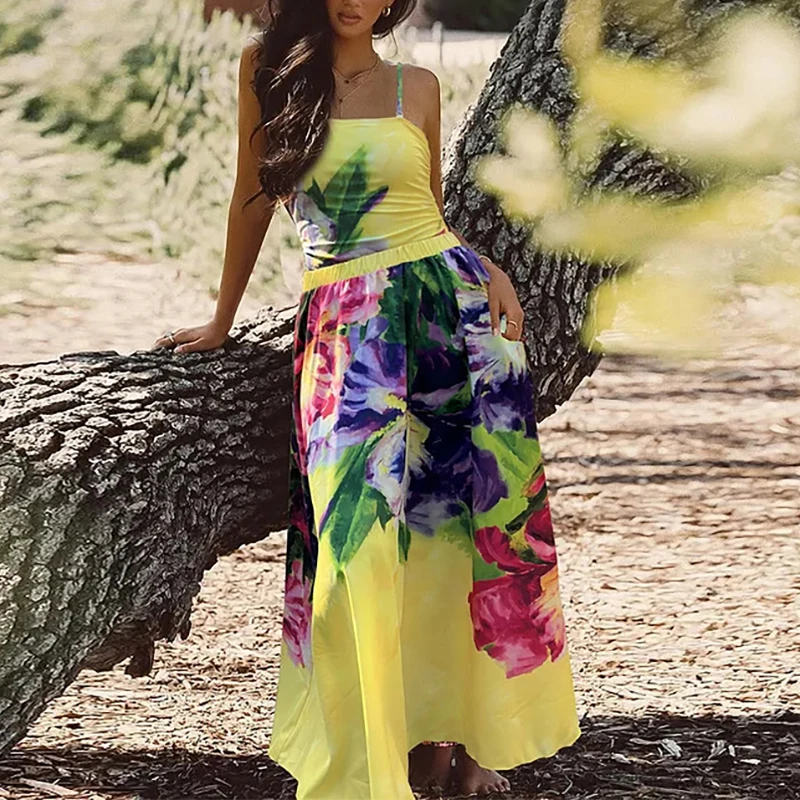 Summer Leaf Print Slim Fit Bikini Set Sexy Off Shoulder Camisole One Piece Romper Swimsuit Casual Long Skirt Beachwear Outfits
Summer Leaf Print Slim Fit Bikini Set Sexy Off Shoulder Camisole One Piece Romper Swimsuit Casual Long Skirt Beachwear Outfits