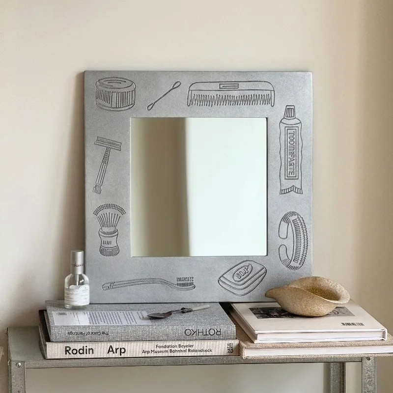 Medieval future advanced sense industrial retro home decoration mirror
Medieval future advanced sense industrial retro home decoration mirror