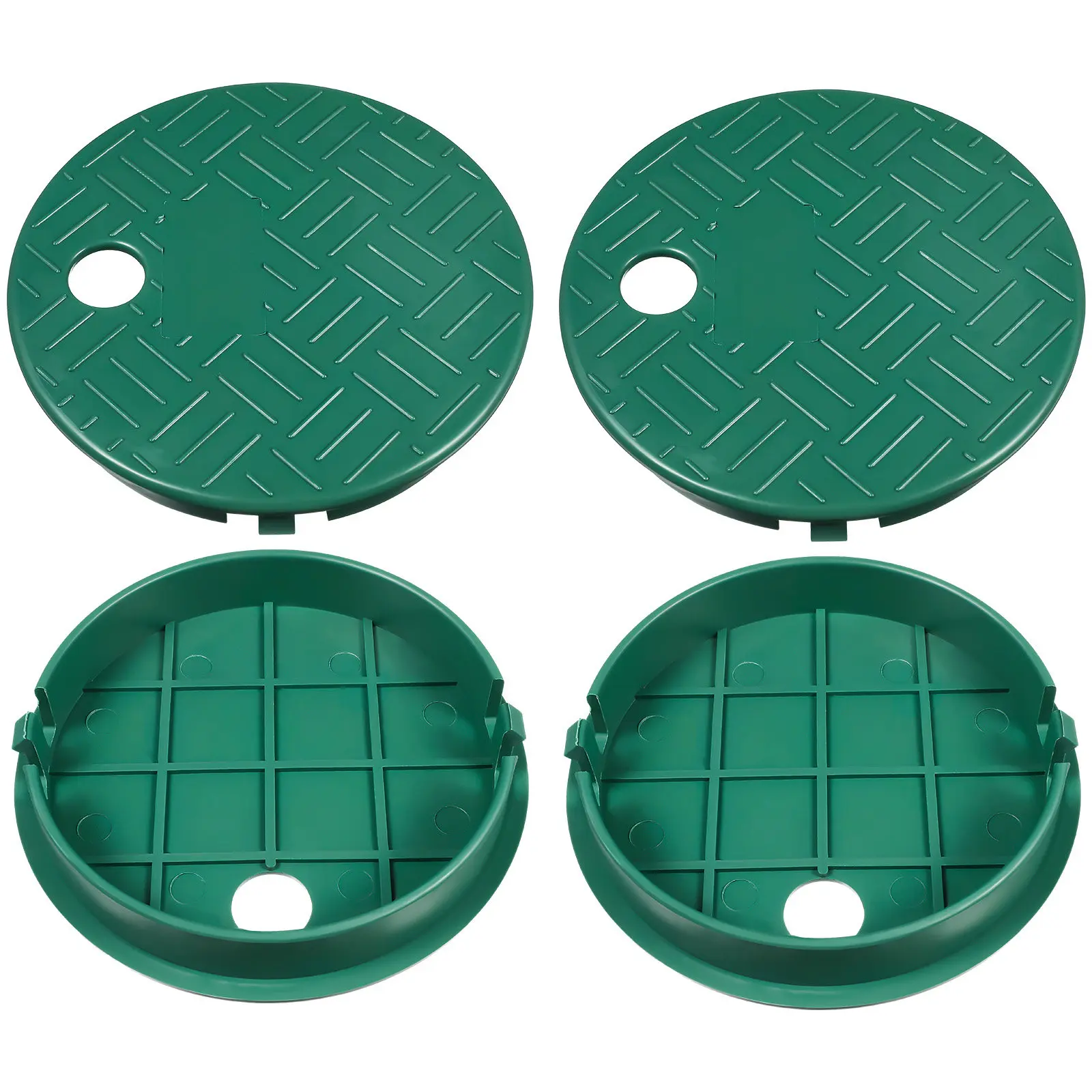 4Pcs Round Valve Box Cover High-Strength Sprinkler Lid for Irrigation System Protection Outdoor Garden Use Replacement Covers
4Pcs Round Valve Box Cover High-Strength Sprinkler Lid for Irrigation System Protection Outdoor Garden Use Replacement Covers