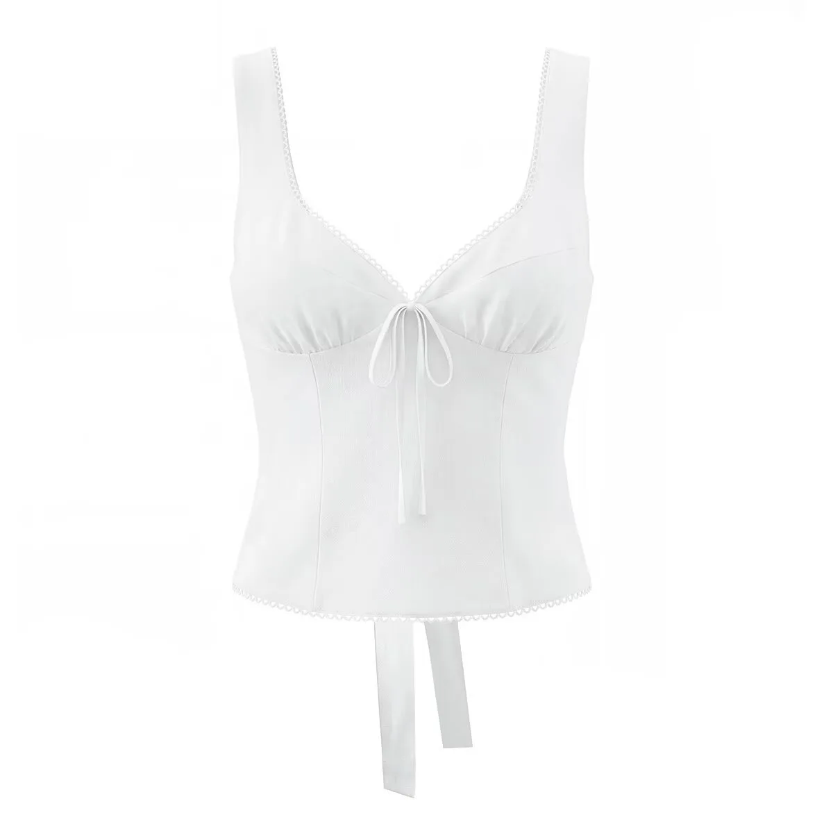 Oligai European and American Style Sexy Hot Girl Solid Color Wide-Edge Square Neck Camisole Tie Waist Low Neck
Oligai European and American Style Sexy Hot Girl Solid Color Wide-Edge Square Neck Camisole Tie Waist Low Neck