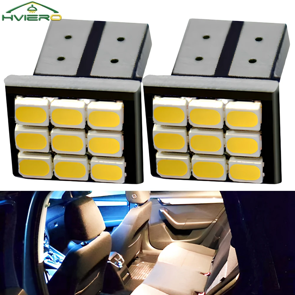 2X Led License Tail Plate Board Reading Lamp 1206 9SMD White DC 12v T10 194 3020 Circuit Pins Auto Indicator Light Wide for Home
2X Led License Tail Plate Board Reading Lamp 1206 9SMD White DC 12v T10 194 3020 Circuit Pins Auto Indicator Light Wide for Home