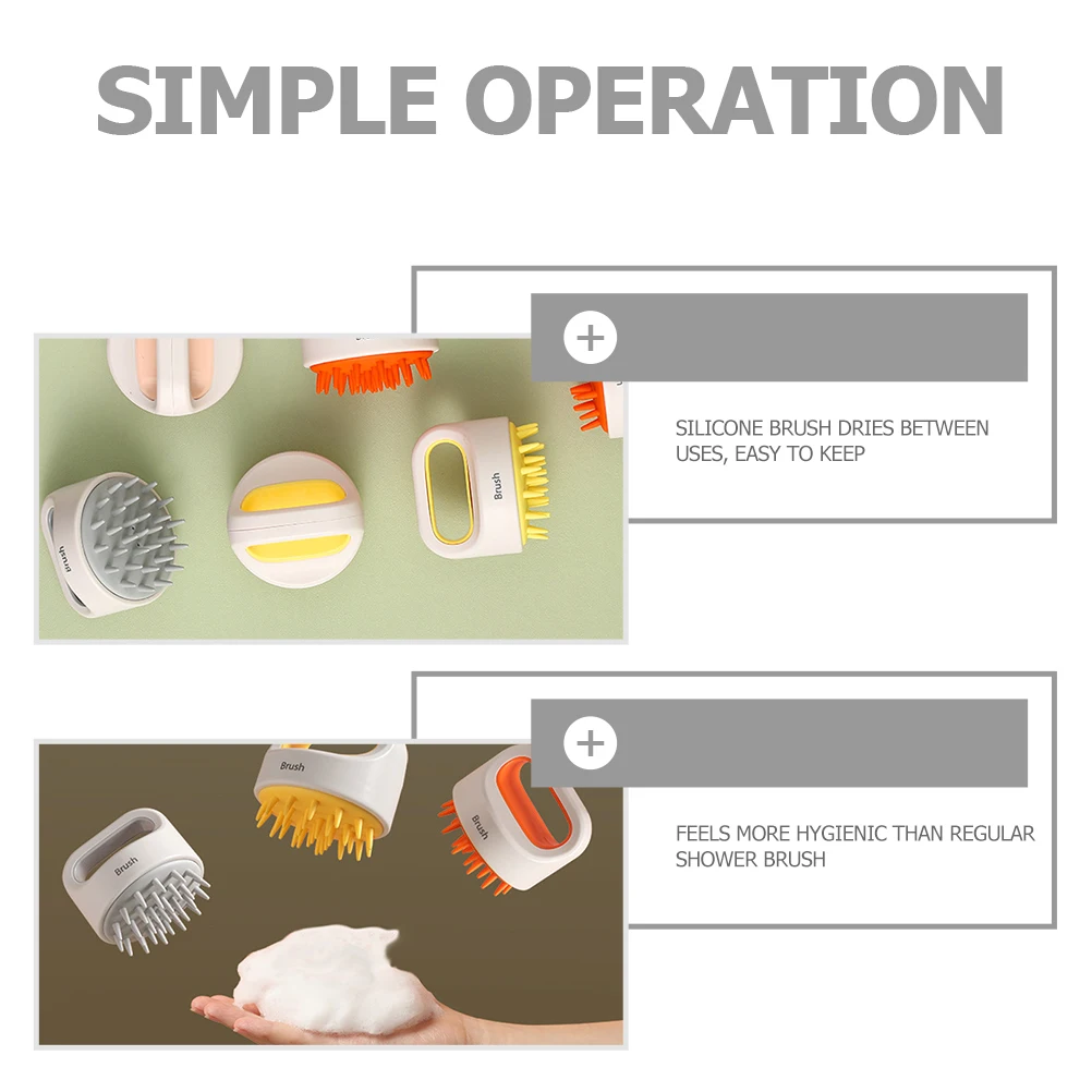 Shampoo Brush Head Scalp Care Massager Soft ABS TPR Material Baby Scalp Brushes Comb Travel Gym Use
Shampoo Brush Head Scalp Care Massager Soft ABS TPR Material Baby Scalp Brushes Comb Travel Gym Use