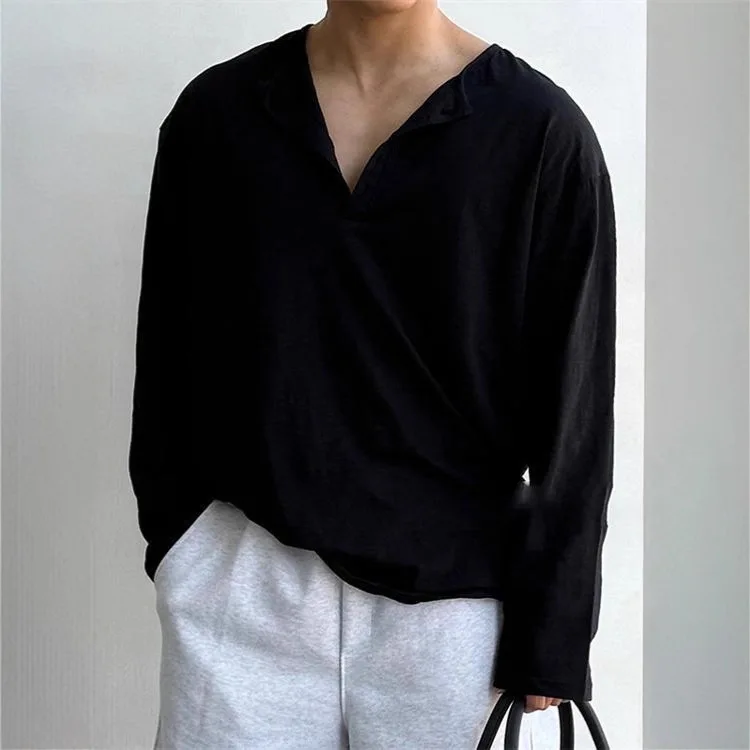 2026 Men's Long Sleeve T-shirts for Men Blouses Korean Trend Harajuku Loose T Shirts Spring Autumn Bottoming Shirts Soft
2026 Men's Long Sleeve T-shirts for Men Blouses Korean Trend Harajuku Loose T Shirts Spring Autumn Bottoming Shirts Soft