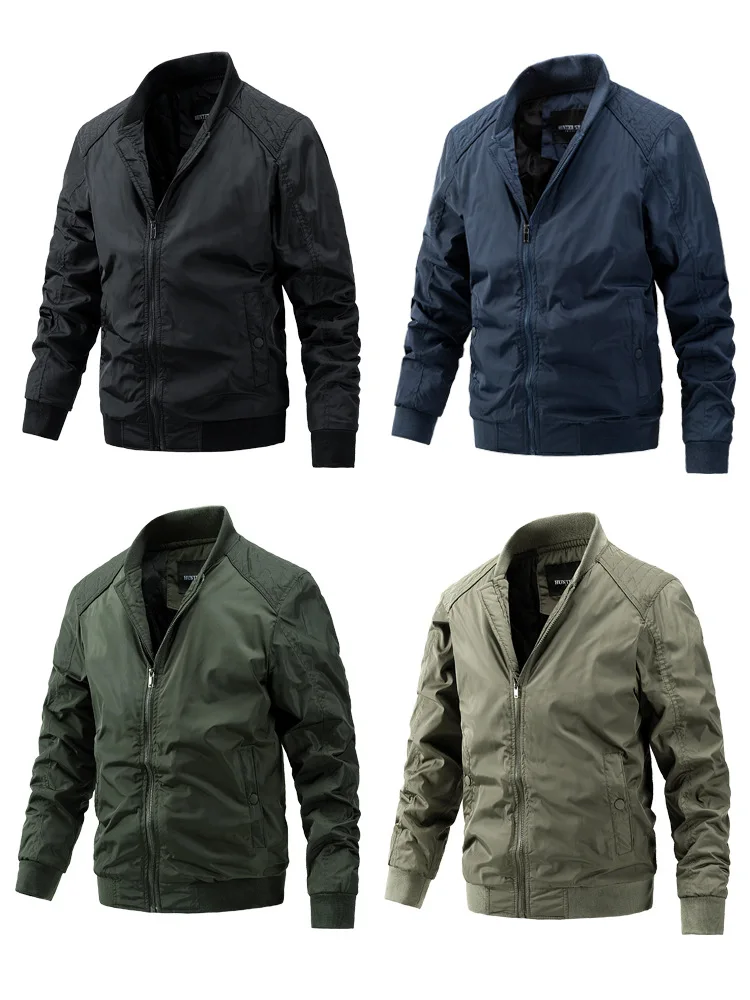 Jacketed Men's Casual Jacket, Foreign Trade Baseball Collar, Men's Casual Oversized Jacket, New Jacket for Men
Jacketed Men's Casual Jacket, Foreign Trade Baseball Collar, Men's Casual Oversized Jacket, New Jacket for Men