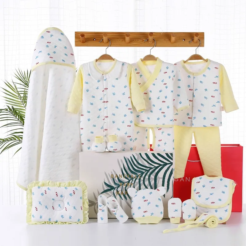 15 Pcs Newborn Clothes Baby Gift Pure Cotton Baby Set 0-3 Months Autumn And Winter Kids Clothes Suit Infant Bibs Pants NOt Box
15 Pcs Newborn Clothes Baby Gift Pure Cotton Baby Set 0-3 Months Autumn And Winter Kids Clothes Suit Infant Bibs Pants NOt Box