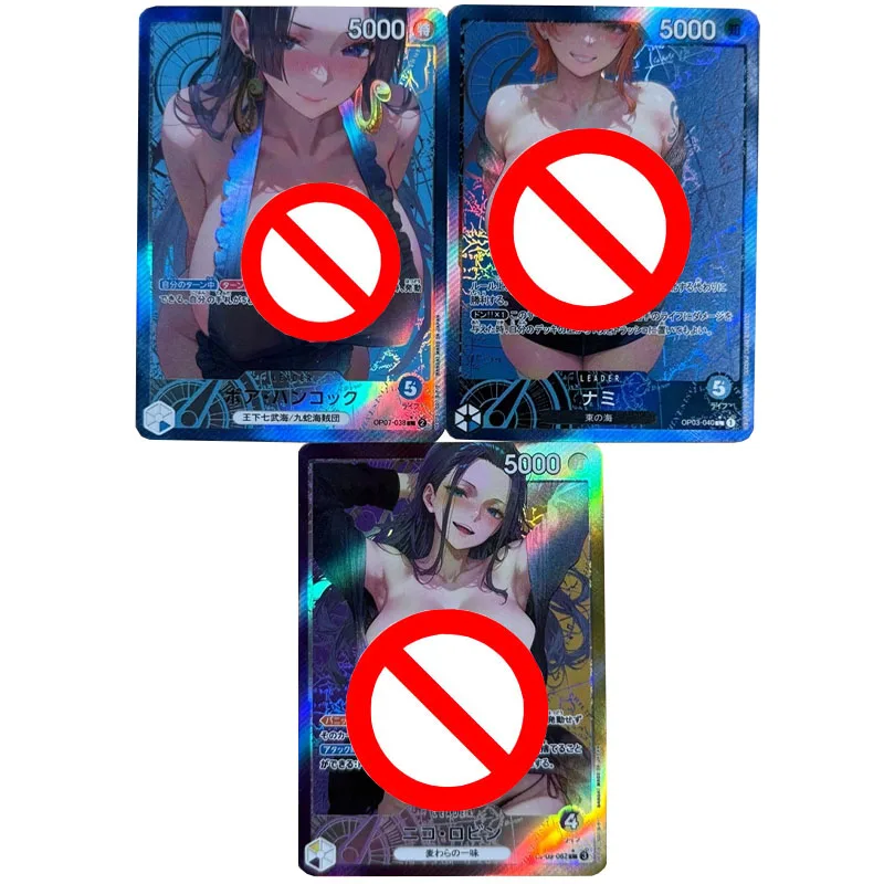 3 шт./компл. One Piece Nami Boa Hancock DIY самодельные цветные флэш-карты аниме игровая коллекционная карта подарочная игрушка 63*88 мм
3 шт./компл. One Piece Nami Boa Hancock DIY самодельные цветные флэш-карты аниме игровая коллекционная карта подарочная игрушка 63*88 мм