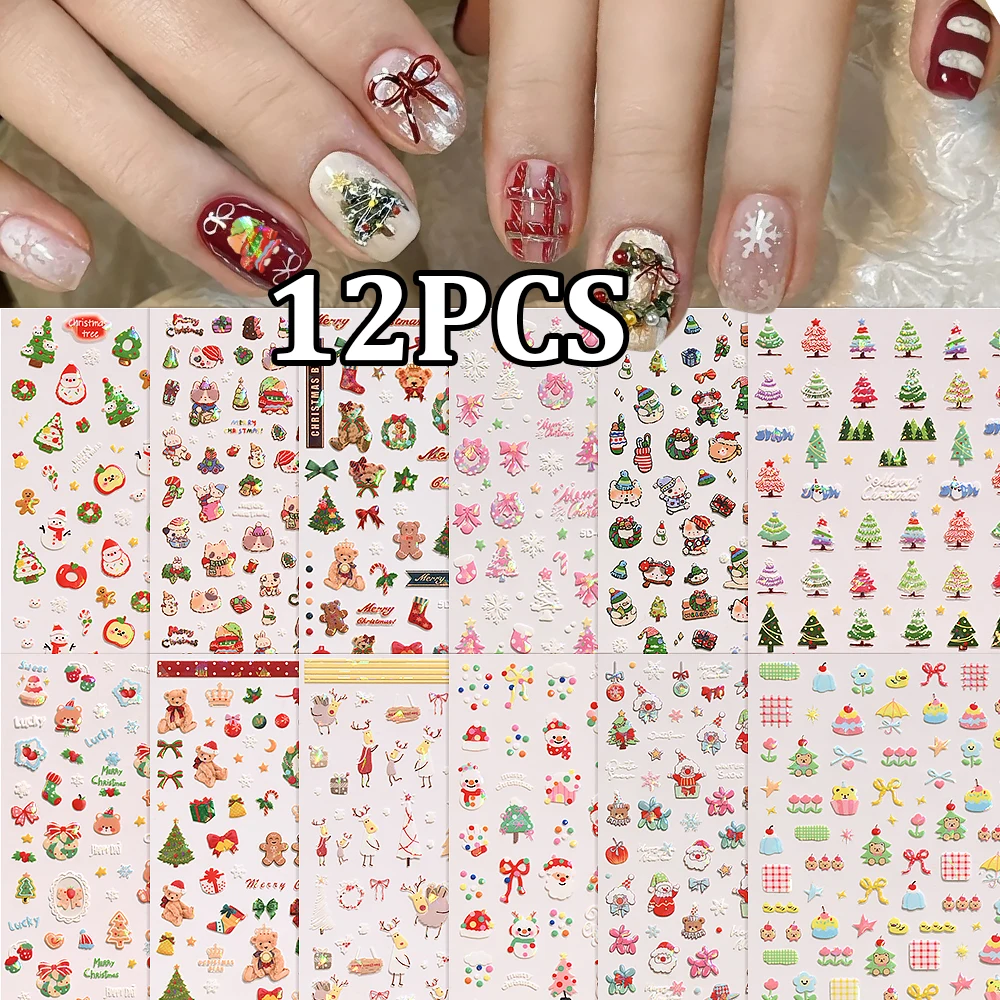 12 шт., стеклянные наклейки для ногтей с лазерным эффектом, кошка, медведь, рождественская елка, красочные наклейки для ногтей с изображением лося, снеговика, красочные украшения для ногтей
12 шт., стеклянные наклейки для ногтей с лазерным эффектом, кошка, медведь, рождественская елка, красочные наклейки для ногтей с изображением лося, снеговика, красочные украшения для ногтей