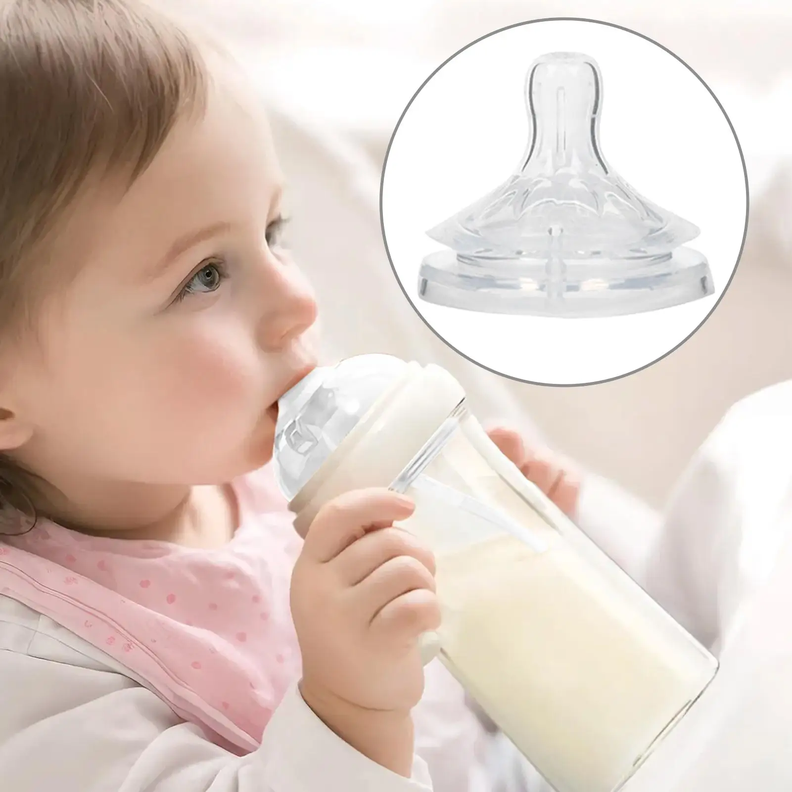 Breast Milk Soother Pacifier Silicone Petal Soother Pacifier Wide Diameter Design Milk Bottle Accessories For Travel, Picnic
Breast Milk Soother Pacifier Silicone Petal Soother Pacifier Wide Diameter Design Milk Bottle Accessories For Travel, Picnic