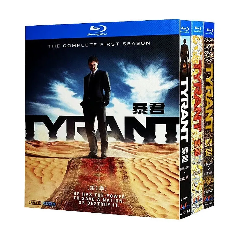 Blu-ray Ultra HD TV Series Tyrant Seasons 1–3 Box Set with English and Traditional Chinese Subtitles
Blu-ray Ultra HD TV Series Tyrant Seasons 1–3 Box Set with English and Traditional Chinese Subtitles