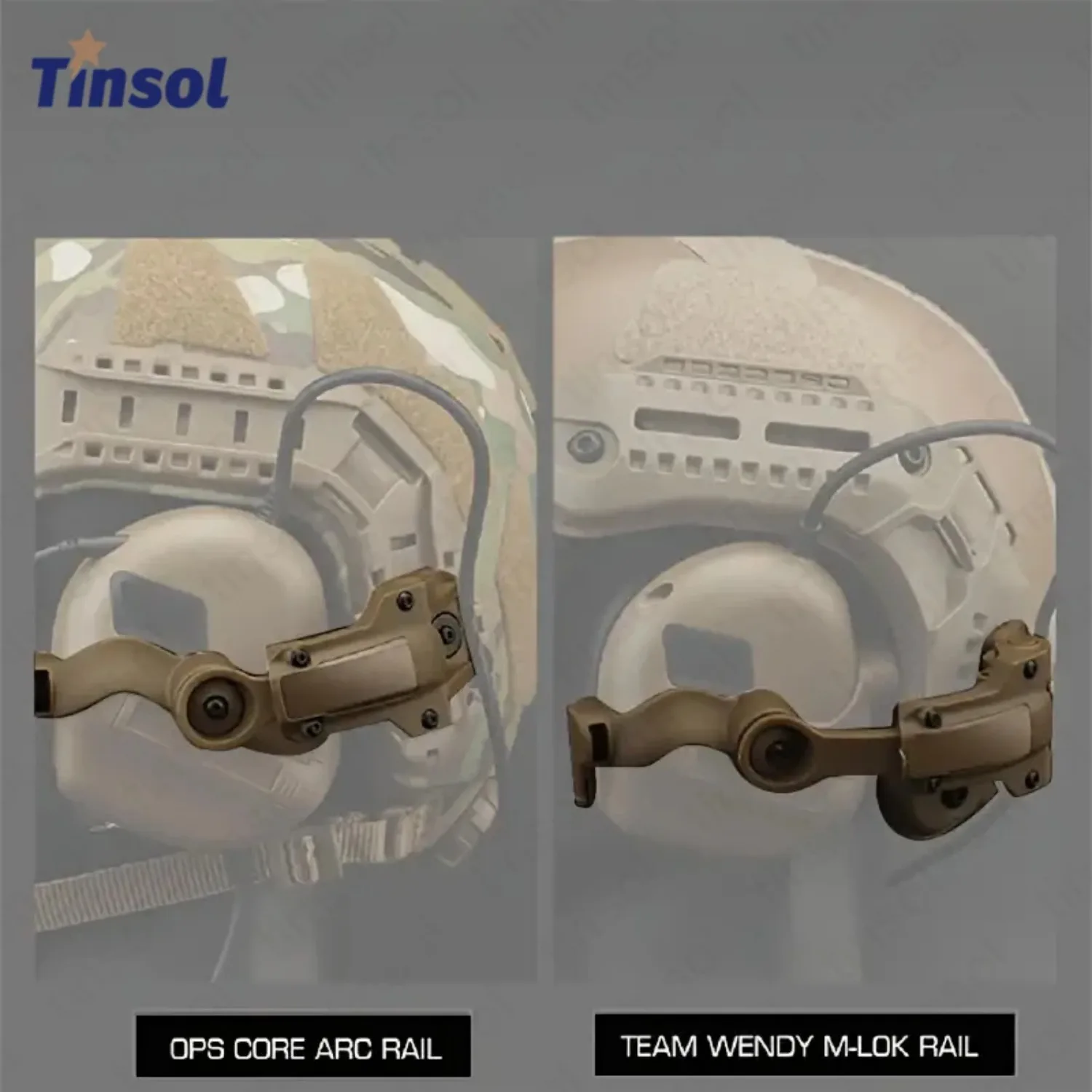 Комплект адаптеров TINSOL 2026 для тактических гарнитур с регулируемым углом наклона, совместимый с шлемами ARC/Team Wendy, для гарнитур M31/M32
Комплект адаптеров TINSOL 2026 для тактических гарнитур с регулируемым углом наклона, совместимый с шлемами ARC/Team Wendy, для гарнитур M31/M32