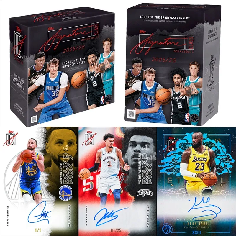 Genuine 2025-26 Topps Signature Class NBA Basketball Series Collectible Trading Star Player Cards Peripheral Gift Toys
Genuine 2025-26 Topps Signature Class NBA Basketball Series Collectible Trading Star Player Cards Peripheral Gift Toys