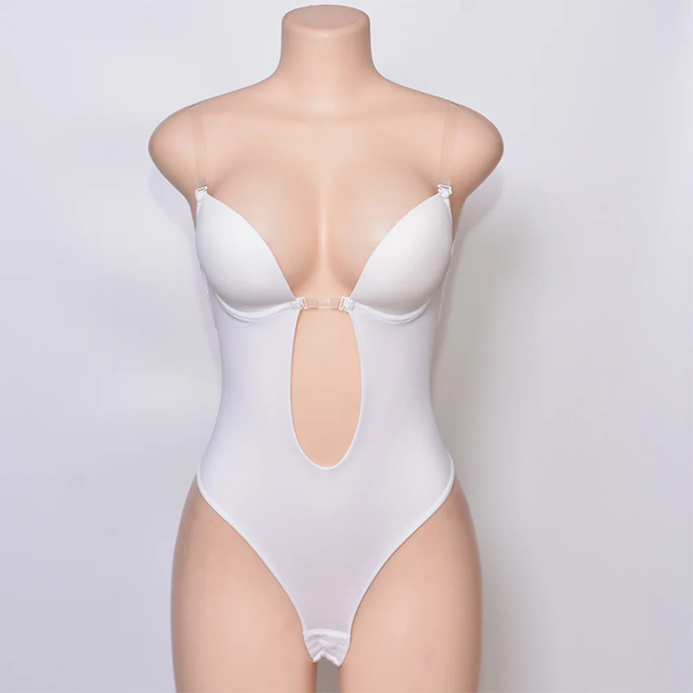White Corset Sculpting Strapless Shapewear Women Bustier Bra Jumpsuit Slimming Shaper Breathable Elastic Long Term Use
White Corset Sculpting Strapless Shapewear Women Bustier Bra Jumpsuit Slimming Shaper Breathable Elastic Long Term Use