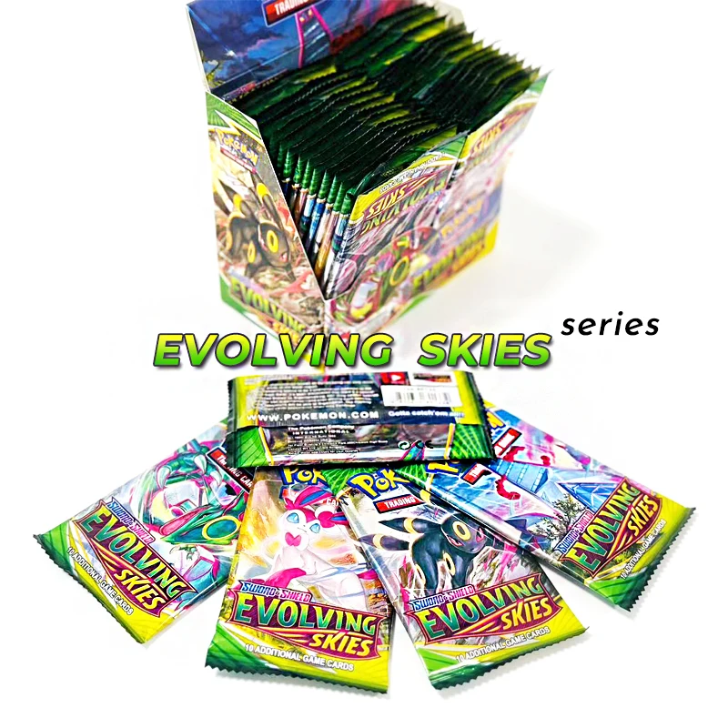 New Classic Cartoon Anime Pocket Cards EVOLVING SKIES SUN&MOON SHINING 151 English Booster Battle Trading Card Children's Gifts
New Classic Cartoon Anime Pocket Cards EVOLVING SKIES SUN&MOON SHINING 151 English Booster Battle Trading Card Children's Gifts
