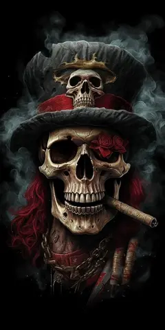 Terrifying Skull and Eerie Butterfly Pattern Electric Scooter Anti-slip Sticker Sandpaper Skateboard Grip Tape Sheet 60*30cm