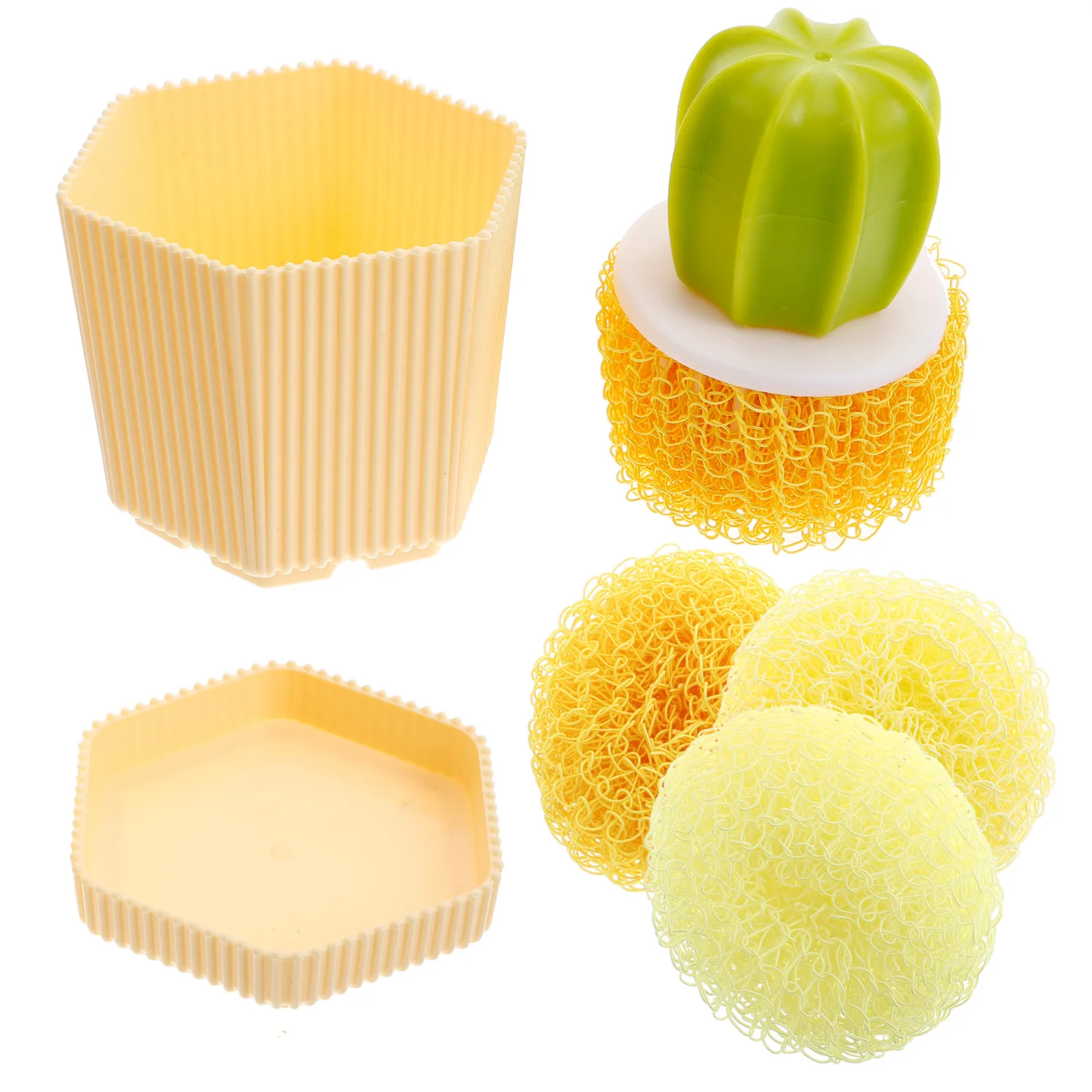 Cactus Shaped Dish Brush Kitchen Cleaning Tool Multifunctional Pot Scrubber Handle Reusable Washable
Cactus Shaped Dish Brush Kitchen Cleaning Tool Multifunctional Pot Scrubber Handle Reusable Washable