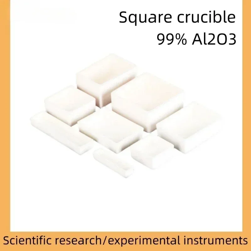 1PC Square 99% Alumina Corundum Crucible for Experimental Electric Furnace Tube Furnace Sintering Combustion Boat
1PC Square 99% Alumina Corundum Crucible for Experimental Electric Furnace Tube Furnace Sintering Combustion Boat