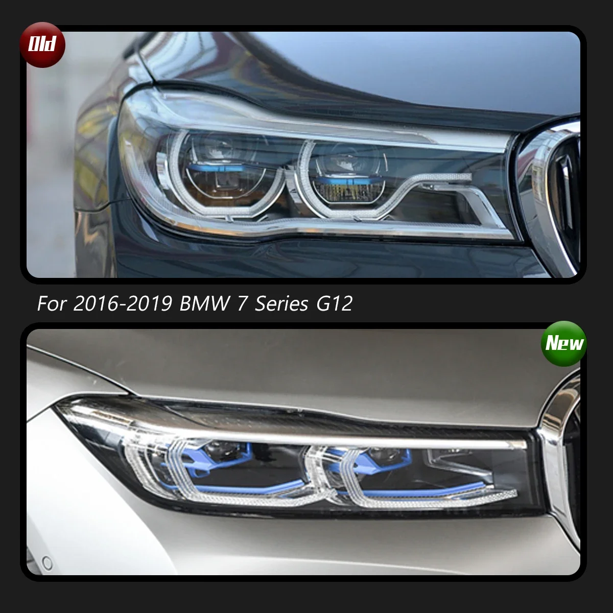 TYPY Новая светодиодная фара, обновленная, модифицированная для BMW 7 серии G12, 2016-2019, фара с динамическим сигналом, автоаксессуары
TYPY Новая светодиодная фара, обновленная, модифицированная для BMW 7 серии G12, 2016-2019, фара с динамическим сигналом, автоаксессуары