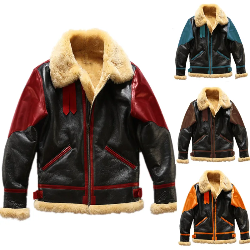 Winter 2026 Brand Suede Faux Fur Men's Jacket European And American Style Color Block Thickened
Winter 2026 Brand Suede Faux Fur Men's Jacket European And American Style Color Block Thickened