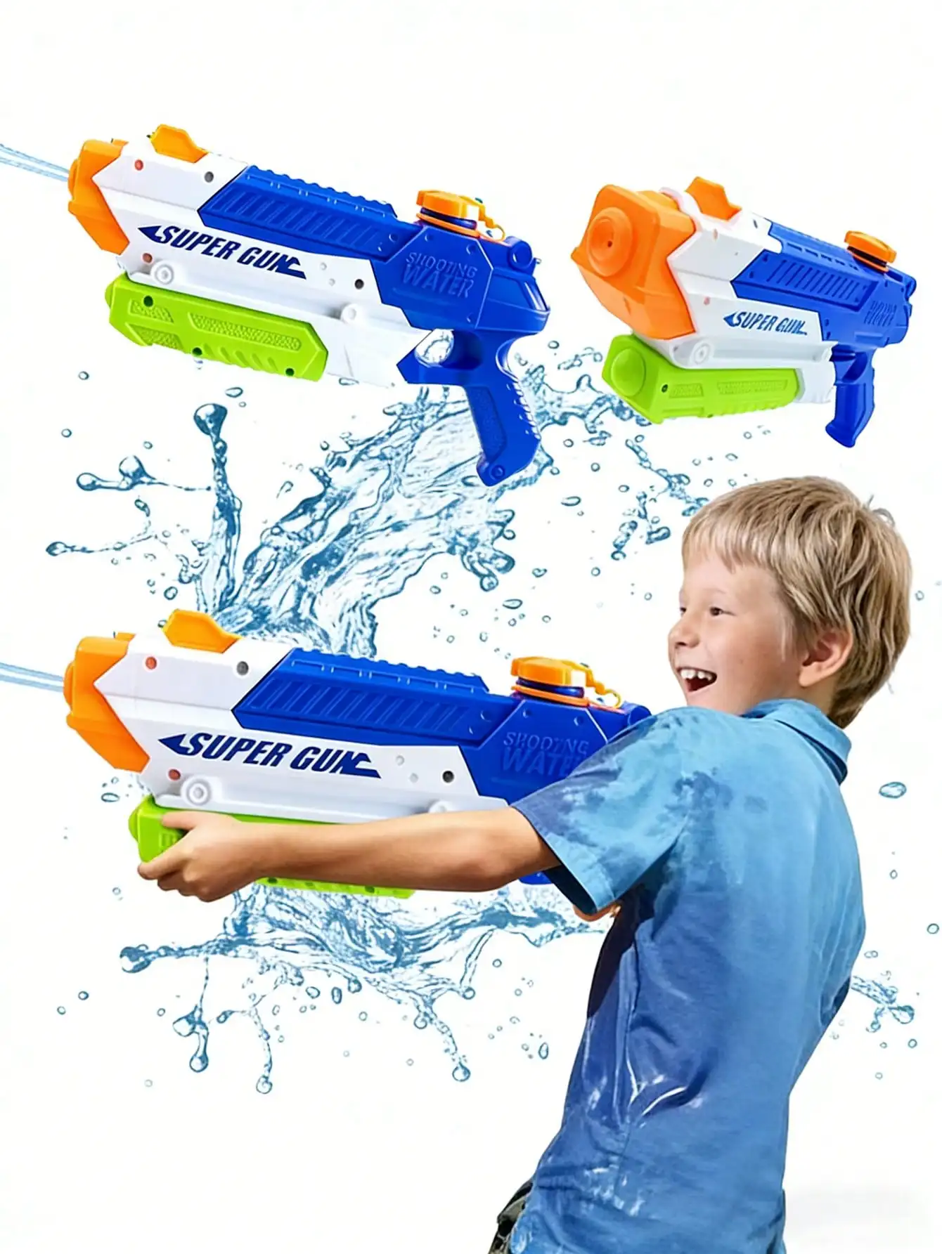 3+ Years Old Unisex Summer Water Gun Toy, Outdoor Swimming Pool Water Sprayer
3+ Years Old Unisex Summer Water Gun Toy, Outdoor Swimming Pool Water Sprayer