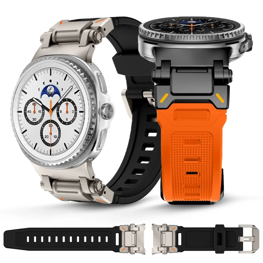 Резиновый ремешок для Samsung Galaxy Watch 8 40/44 мм 8Classic 46 мм, силиконовый спортивный мужской ремешок для Galaxy Watch Ultra 2025 47 мм, браслет
Резиновый ремешок для Samsung Galaxy Watch 8 40/44 мм 8Classic 46 мм, силиконовый спортивный мужской ремешок для Galaxy Watch Ultra 2025 47 мм, браслет