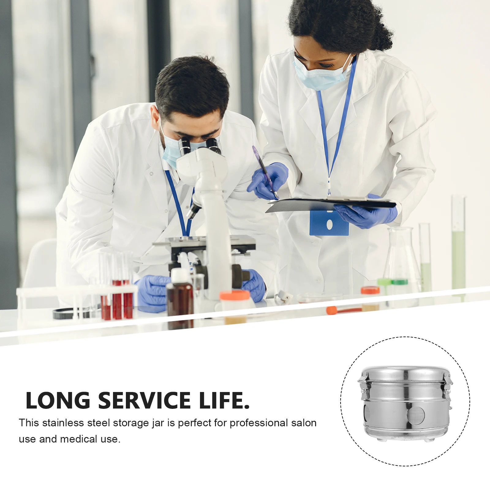 Stainless Steel Jar Cotton Ball Storage Container Surgical Units Dressing Box Anti Rust Tank Holder Laboratory Cylinder
Stainless Steel Jar Cotton Ball Storage Container Surgical Units Dressing Box Anti Rust Tank Holder Laboratory Cylinder