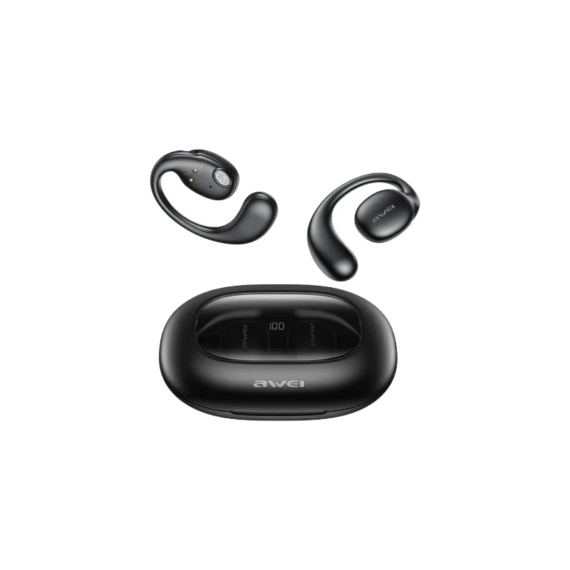 AWEI Cross-border Air Conduction TWS Earbuds Sports For 5.3 Voice Control Life Waterproof Ear-hook Private Mold
AWEI Cross-border Air Conduction TWS Earbuds Sports For 5.3 Voice Control Life Waterproof Ear-hook Private Mold