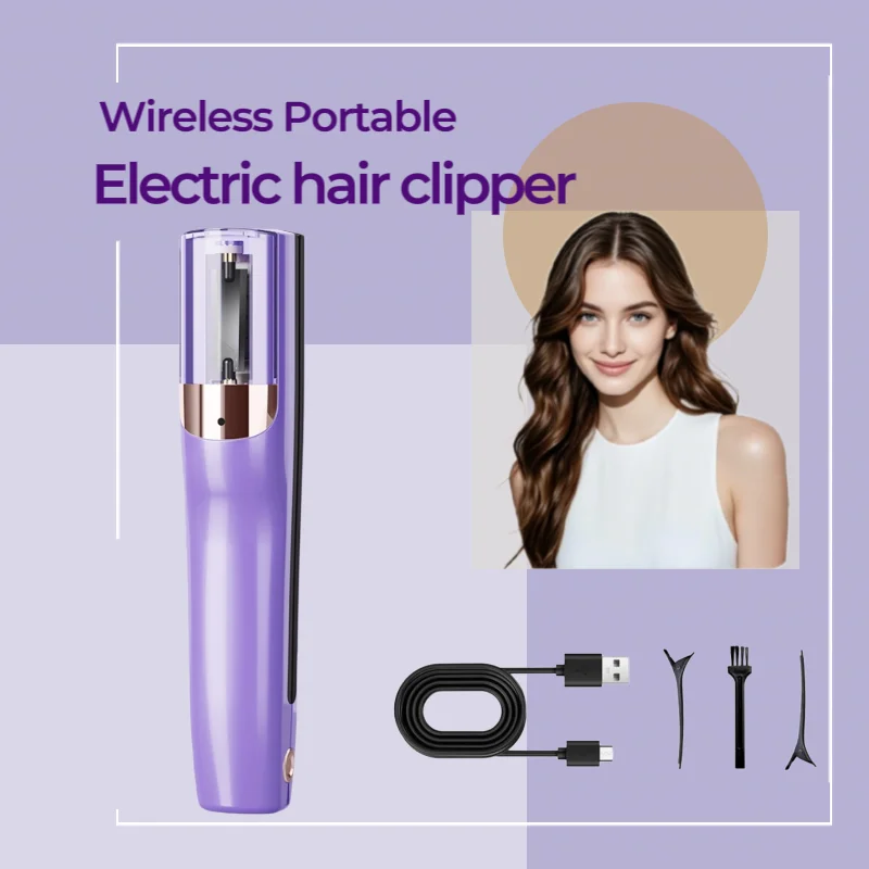 Wireless Split End Remover Trimmer Rechargeable Professional Dry Damaged Hair Cutter Electric Hair Care Accessory for Ladies
Wireless Split End Remover Trimmer Rechargeable Professional Dry Damaged Hair Cutter Electric Hair Care Accessory for Ladies