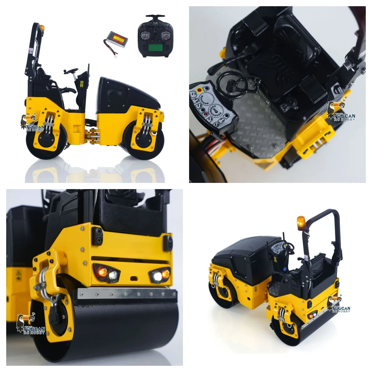1/14 BOM BW120AD Metal RC Road Roller Truck Electric RC Truck ST8 Radio Control Roller Light System RC Toys Model for Boys Adult
1/14 BOM BW120AD Metal RC Road Roller Truck Electric RC Truck ST8 Radio Control Roller Light System RC Toys Model for Boys Adult
