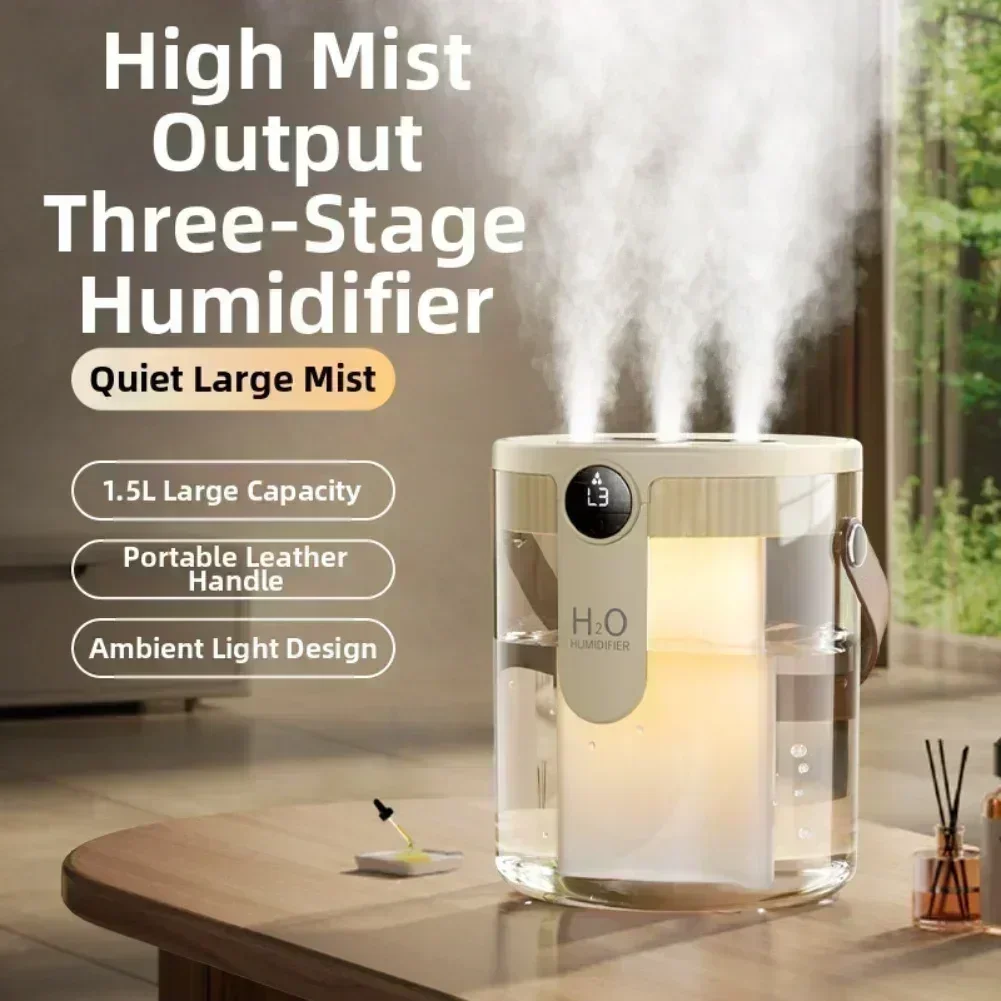 Wireless 1 5L Portable Humidifier with Three Independent Spray Modes for Customizable Moisture Levels in Various Indoor Spaces
Wireless 1 5L Portable Humidifier with Three Independent Spray Modes for Customizable Moisture Levels in Various Indoor Spaces
