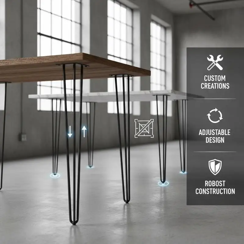 Hairpin Table Legs 36 in Black Set of 4 Desk Legs 220 lbs Load Capacity Each Leg Hairpin Desk Legs 3 Rods for Bench Desk Dini
Hairpin Table Legs 36 in Black Set of 4 Desk Legs 220 lbs Load Capacity Each Leg Hairpin Desk Legs 3 Rods for Bench Desk Dini