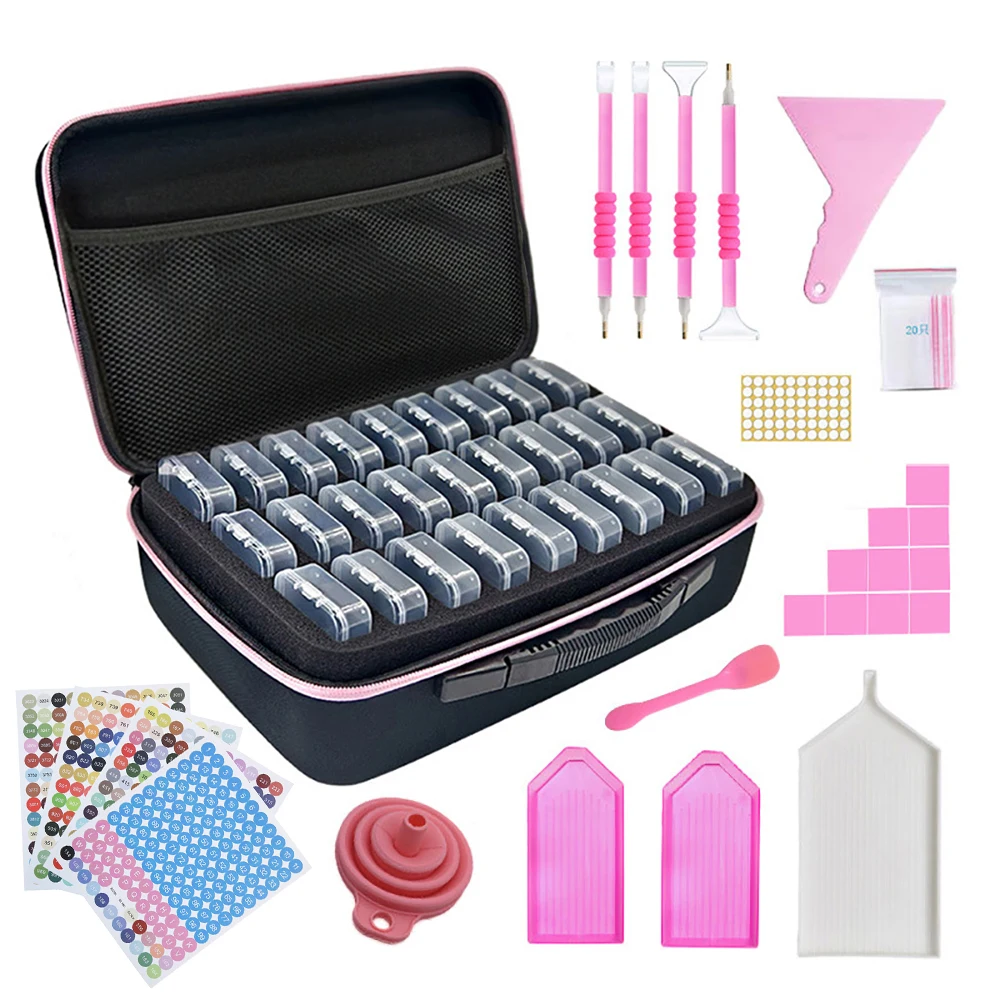 Diamond Painting Accessories Storage Art Tool Pen Sticker Trays Organizer Mosaic Tack Clay Organizer Suitcase ToolBox Bag
Diamond Painting Accessories Storage Art Tool Pen Sticker Trays Organizer Mosaic Tack Clay Organizer Suitcase ToolBox Bag