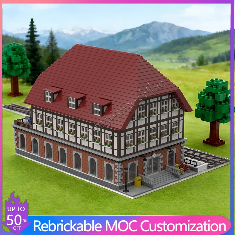 4533 PCS City Engineering Big Train Station MOC Customize Modular Building Block Simple Brick Educational DIY Toy Birthday Gift
4533 PCS City Engineering Big Train Station MOC Customize Modular Building Block Simple Brick Educational DIY Toy Birthday Gift