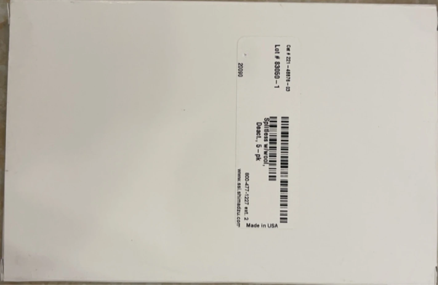 For Shimadzu Non-shunt Liner 221-48876-03 221-48876-02 5 Pcs, Original Old Batch Discount
For Shimadzu Non-shunt Liner 221-48876-03 221-48876-02 5 Pcs, Original Old Batch Discount