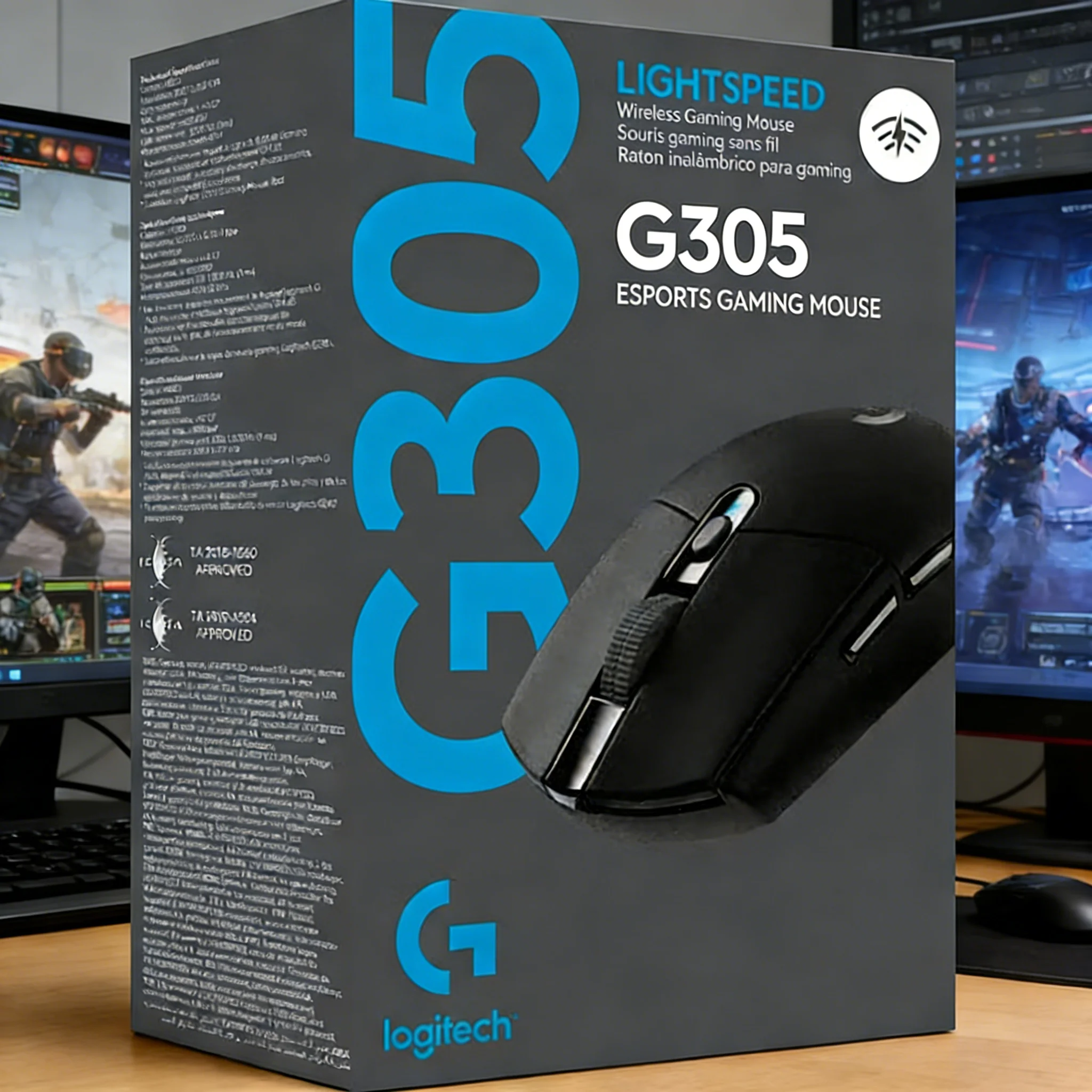 Logitech G305 Wireless Gaming Mouse 12000 DPI HERO Sensor 6 Programmable Buttons 250hr Battery Life Lightweight 99g for Esports
Logitech G305 Wireless Gaming Mouse 12000 DPI HERO Sensor 6 Programmable Buttons 250hr Battery Life Lightweight 99g for Esports