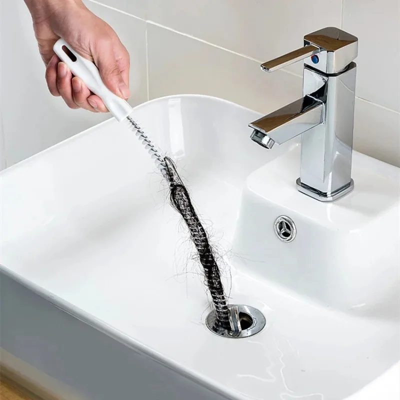 45cm Pipe Dredging Brush Bathroom Hair Sewer Sink Cleaning Brush Drain Cleaner Flexible Cleaner Clog Plug Hole Remover Tool
45cm Pipe Dredging Brush Bathroom Hair Sewer Sink Cleaning Brush Drain Cleaner Flexible Cleaner Clog Plug Hole Remover Tool