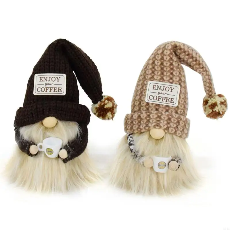 A0KE Handmade Coffee Gnomes Plush Scandinavian Swedish Tomte Stuffed Gnomes Coffee Face Less Doll for Coffee Theme Bar Decors
A0KE Handmade Coffee Gnomes Plush Scandinavian Swedish Tomte Stuffed Gnomes Coffee Face Less Doll for Coffee Theme Bar Decors