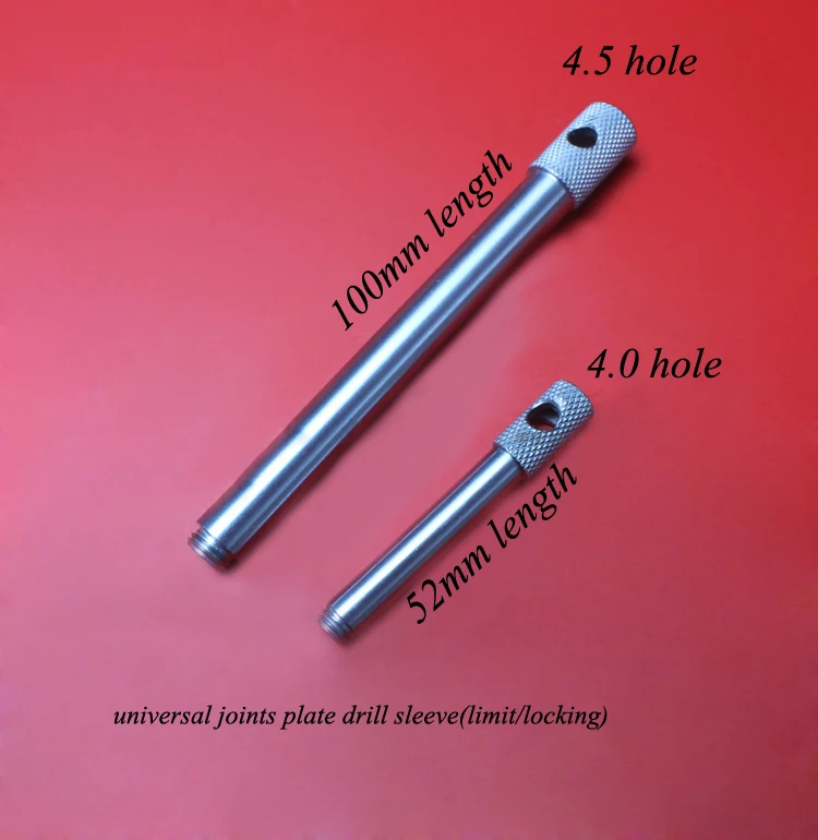 medical use Orthopedic instrument stainless steel Universal locking plate drill sleeve drill guide limit deepth size 4.0/4.5
medical use Orthopedic instrument stainless steel Universal locking plate drill sleeve drill guide limit deepth size 4.0/4.5