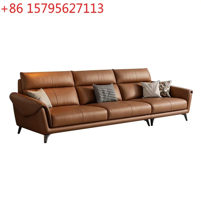 Italian living room household high-footed sofa first layer cowhide 2.8 meters
Italian living room household high-footed sofa first layer cowhide 2.8 meters