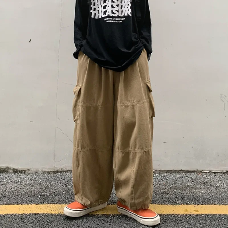 Korean Casual Oversize Cargo Pants Men Y2k Japan Streetwear Solid Harajuku Baggy Straight Trousers Wide-leg Baggy Pants For Man
Korean Casual Oversize Cargo Pants Men Y2k Japan Streetwear Solid Harajuku Baggy Straight Trousers Wide-leg Baggy Pants For Man