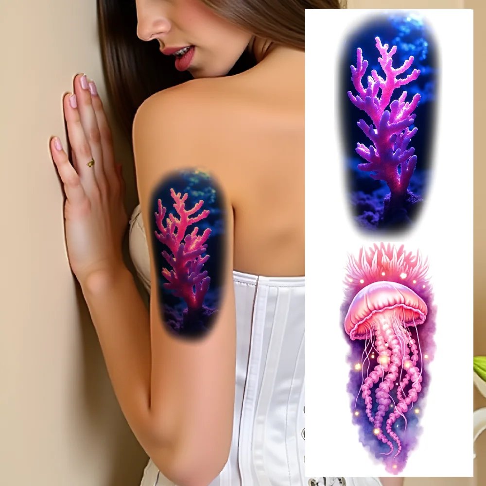 12pcs Temporary Tattoo Realistic Temporary Tattoos Colorful Fish Fish Jellyfish In Light For Adults Women Men
12pcs Temporary Tattoo Realistic Temporary Tattoos Colorful Fish Fish Jellyfish In Light For Adults Women Men